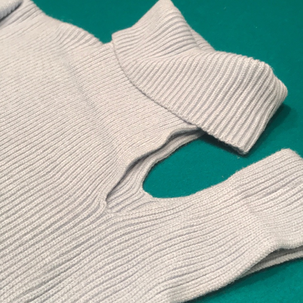 One Shoulder Ribbed Pancho ( Must Have)